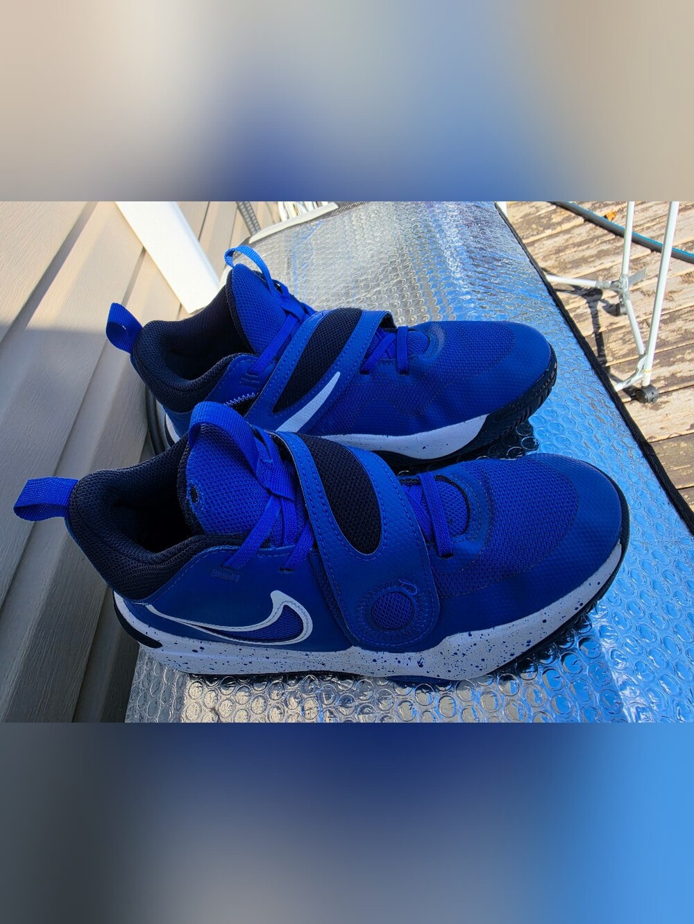 Nike Team Hustle D 11 Big Kids GS Basketball Shoes Hyper Royal DV8996-400 Sze 6Y
